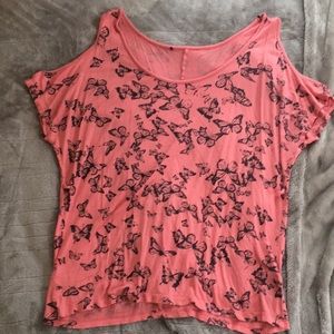 Pink/salmon stylish shirt